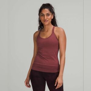 Lululemon Ebb to Street Tank in Smoky Red
